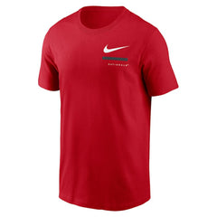 Washington Nationals Nike Over the Shoulder T-Shirt - Red - Nike Sale