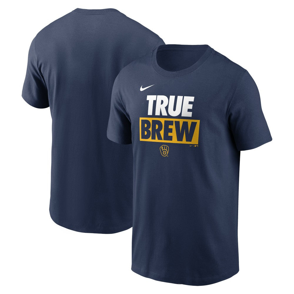 Milwaukee Brewers Nike Rally Rule T-Shirt - Navy - Nike Discount