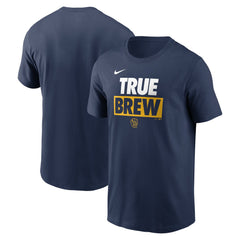 Milwaukee Brewers Nike Rally Rule T-Shirt - Navy - Nike Discount