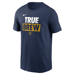 Milwaukee Brewers Nike Rally Rule T-Shirt - Navy - Nike Discount