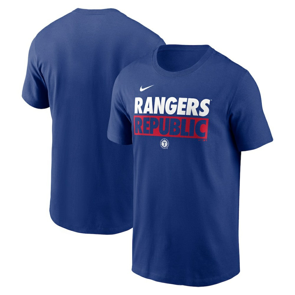 Texas Rangers Nike Rally Rule T-Shirt - Royal - Nike Online