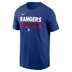 Texas Rangers Nike Rally Rule T-Shirt - Royal - Nike Online