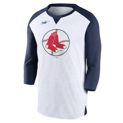 Boston Red Sox Nike Rewind 3/4-Sleeve T-Shirt - White/Navy - Nike Online