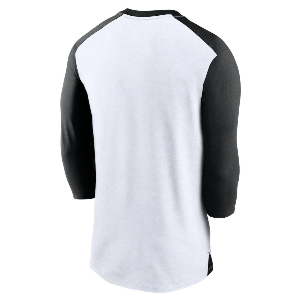 San Francisco Giants Nike Rewind 3/4-Sleeve T-Shirt - White/Black - Nike on Sale
