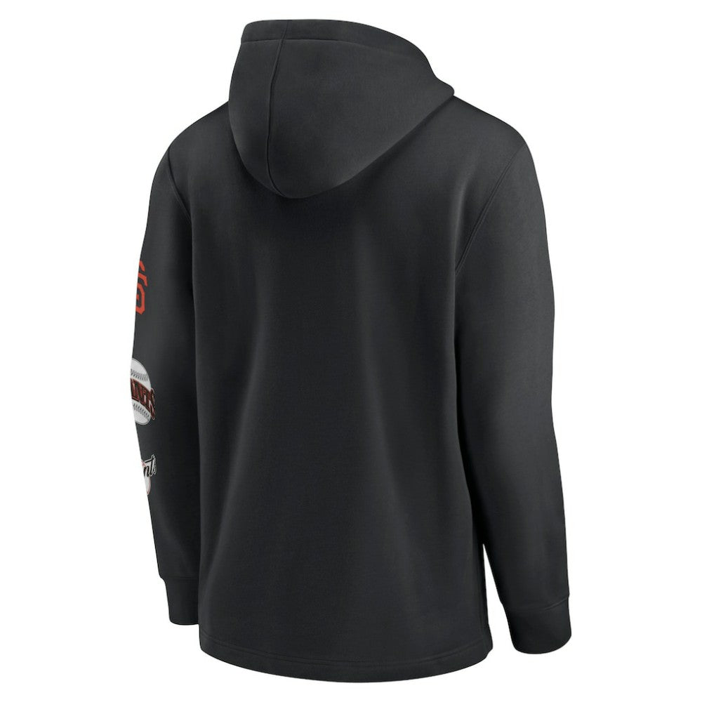 San Francisco Giants Nike Rewind Lefty Pullover Hoodie - Black - Nike Online
