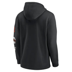 San Francisco Giants Nike Rewind Lefty Pullover Hoodie - Black - Nike Online