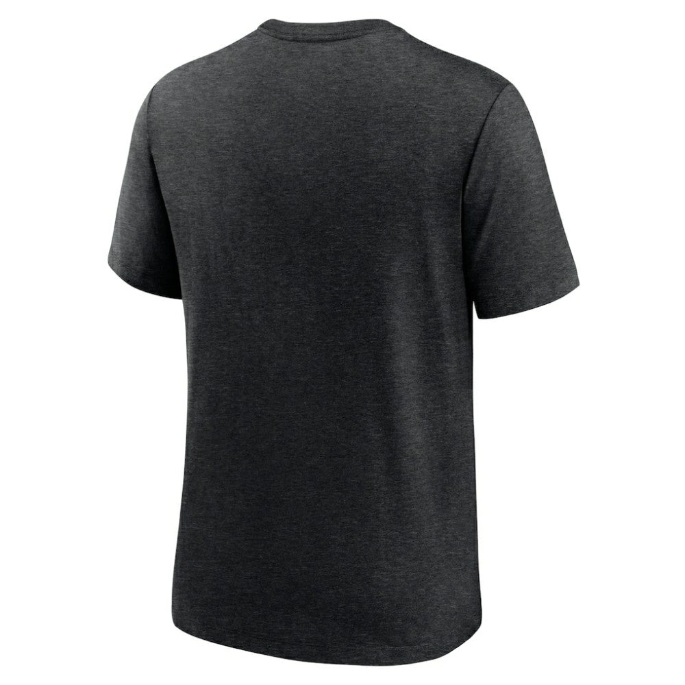San Francisco Giants Nike Rewind Review Slash Tri-Blend T-Shirt - Heather Black - Nike Online