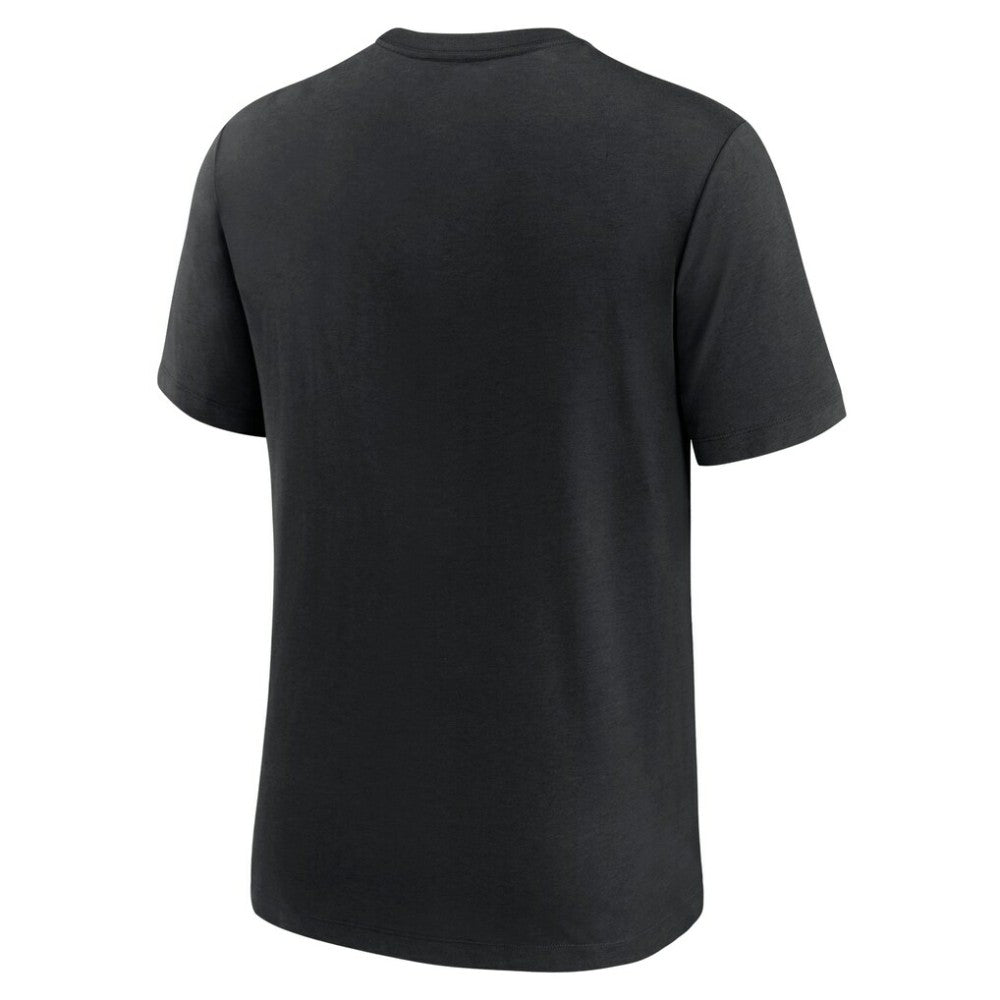 San Francisco Giants Nike Rewind Retro Tri-Blend T-Shirt - Black - Nike Discount