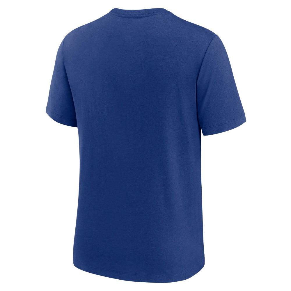 Milwaukee Brewers Nike Rewind Retro Tri-Blend T-Shirt - Royal - Nike Lifestyle