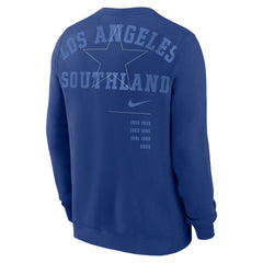 Los Angeles Dodgers Nike Statement Ball Game Fleece Pullover Sweatshirt - Royal - Nike Lifestyle