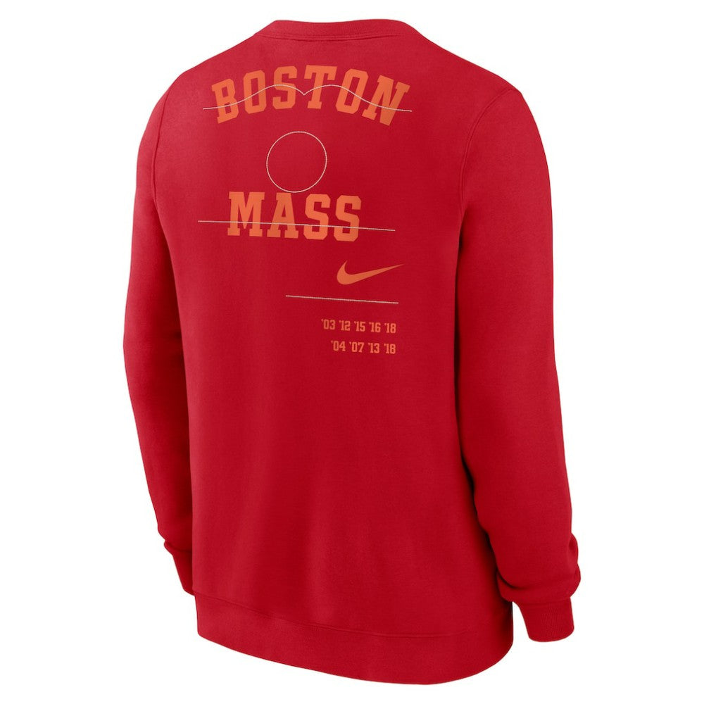 Boston Red Sox Nike Statement Ball Game Fleece Pullover Sweatshirt - Red - Nike Sale