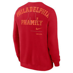 Philadelphia Phillies Nike Statement Ball Game Fleece Pullover Sweatshirt - Red - Nike Sale