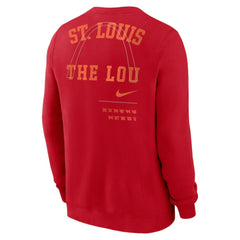 St. Louis Cardinals Nike Statement Ball Game Fleece Pullover Sweatshirt - Red - Nike Online