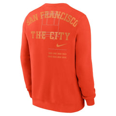 San Francisco Giants Nike Statement Ball Game Fleece Pullover Sweatshirt - Orange - Nike Sale