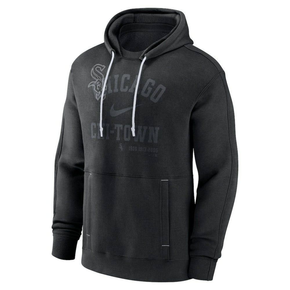 Chicago White Sox Nike Statement Ball Game Pullover Hoodie - Black - Nike Online