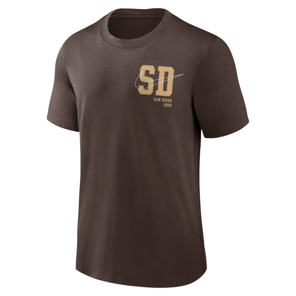 San Diego Padres Nike Statement Game Over T-Shirt - Brown - Nike Discount