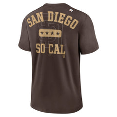 San Diego Padres Nike Statement Game Over T-Shirt - Brown - Nike Discount