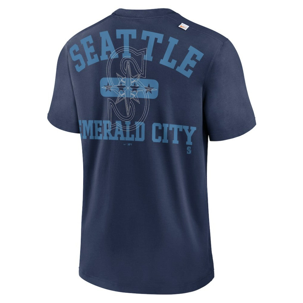 Seattle Mariners Nike Statement Game Over T-Shirt - Navy - Nike Discount
