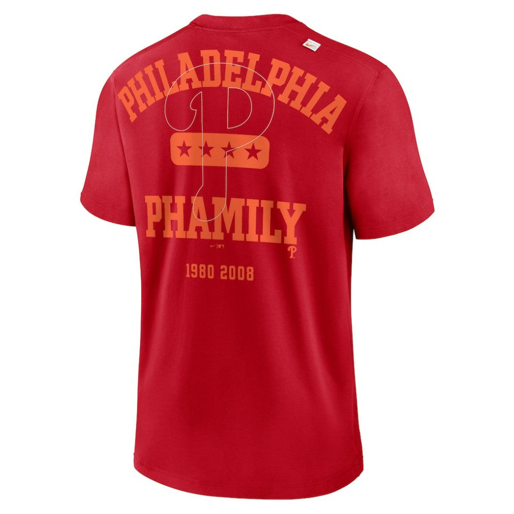 Philadelphia Phillies Nike Statement Game Over T-Shirt - Red - Nike Discount