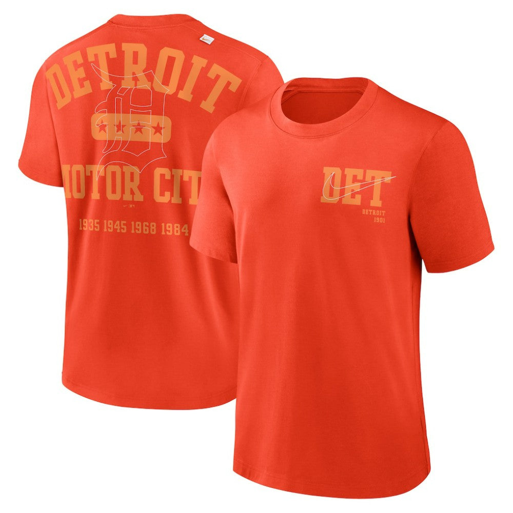 Detroit Tigers Nike Statement Game Over T-Shirt - Orange - Nike Sale