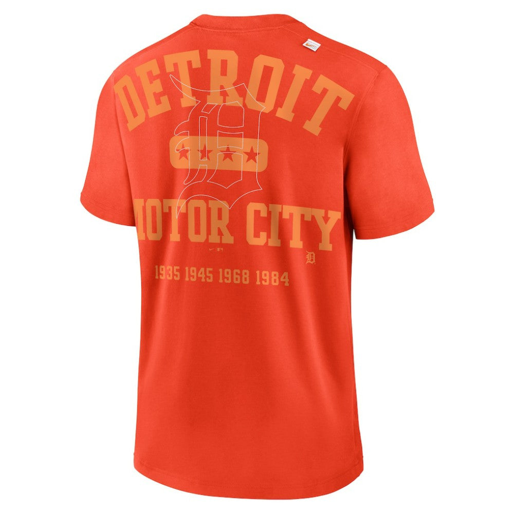 Detroit Tigers Nike Statement Game Over T-Shirt - Orange - Nike Sale