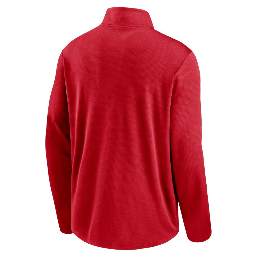 Los Angeles Angels Nike Agility Pacer Lightweight Performance Half-Zip Top - Red - Nike on Sale