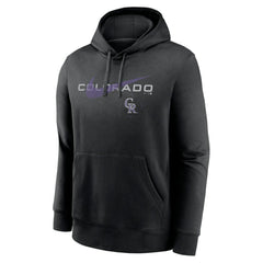 Colorado Rockies Nike Swoosh NeighborHOOD Pullover Hoodie - Black - Nike Discount