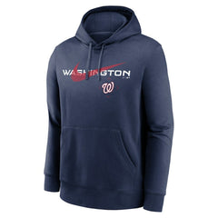 Washington Nationals Nike Swoosh NeighborHOOD Pullover Hoodie - Navy - Nike Online