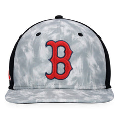 Boston Red Sox Majestic Smoke Dye Snapback Hat - Gray - MLB Discount