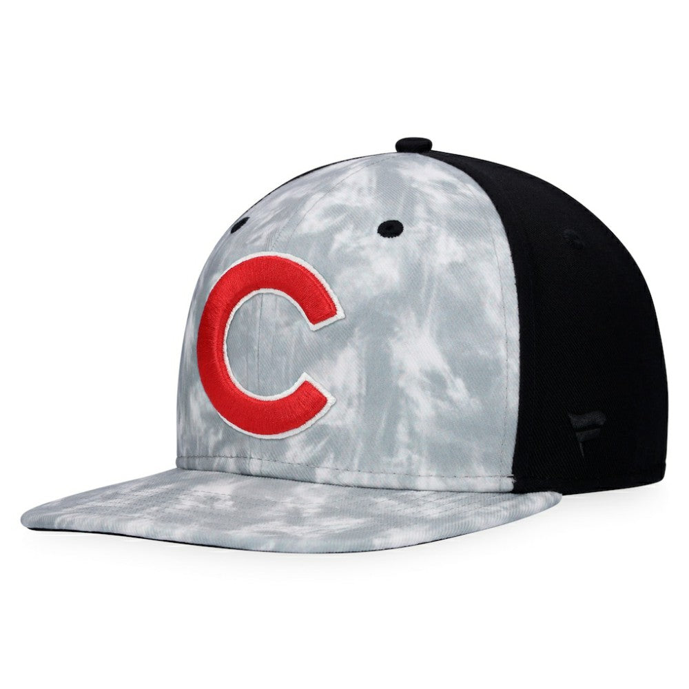 Chicago Cubs Majestic Smoke Dye Snapback Hat - Gray - MLB Lifestyle