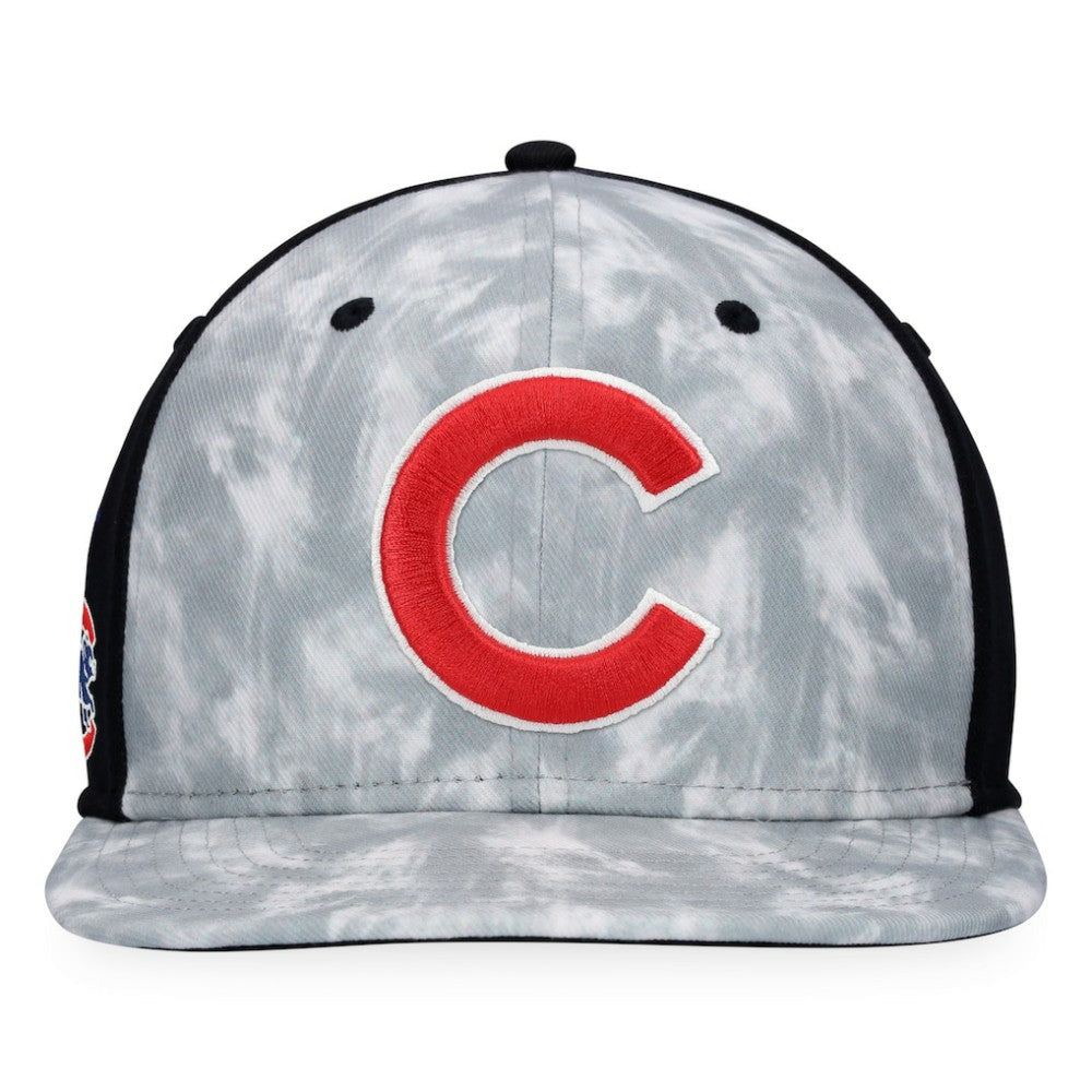 Chicago Cubs Majestic Smoke Dye Snapback Hat - Gray - MLB Lifestyle