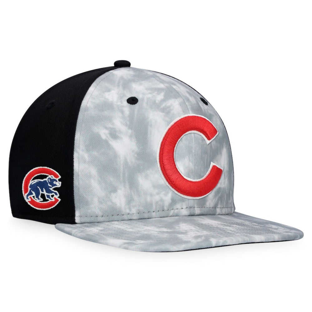 Chicago Cubs Majestic Smoke Dye Snapback Hat - Gray - MLB Lifestyle