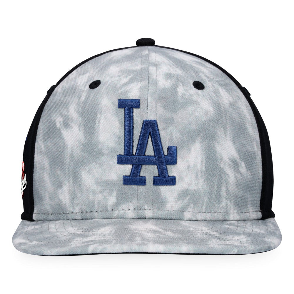 Los Angeles Dodgers Majestic Smoke Dye Snapback Hat - Gray - MLB Sale