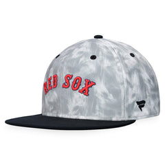 Boston Red Sox Fanatics Smoke Dye Fitted Hat - Black/White - Fanatics Lifestyle