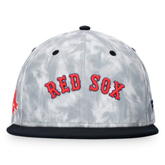 Boston Red Sox Fanatics Smoke Dye Fitted Hat - Black/White - Fanatics Lifestyle