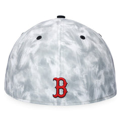 Boston Red Sox Fanatics Smoke Dye Fitted Hat - Black/White - Fanatics Lifestyle
