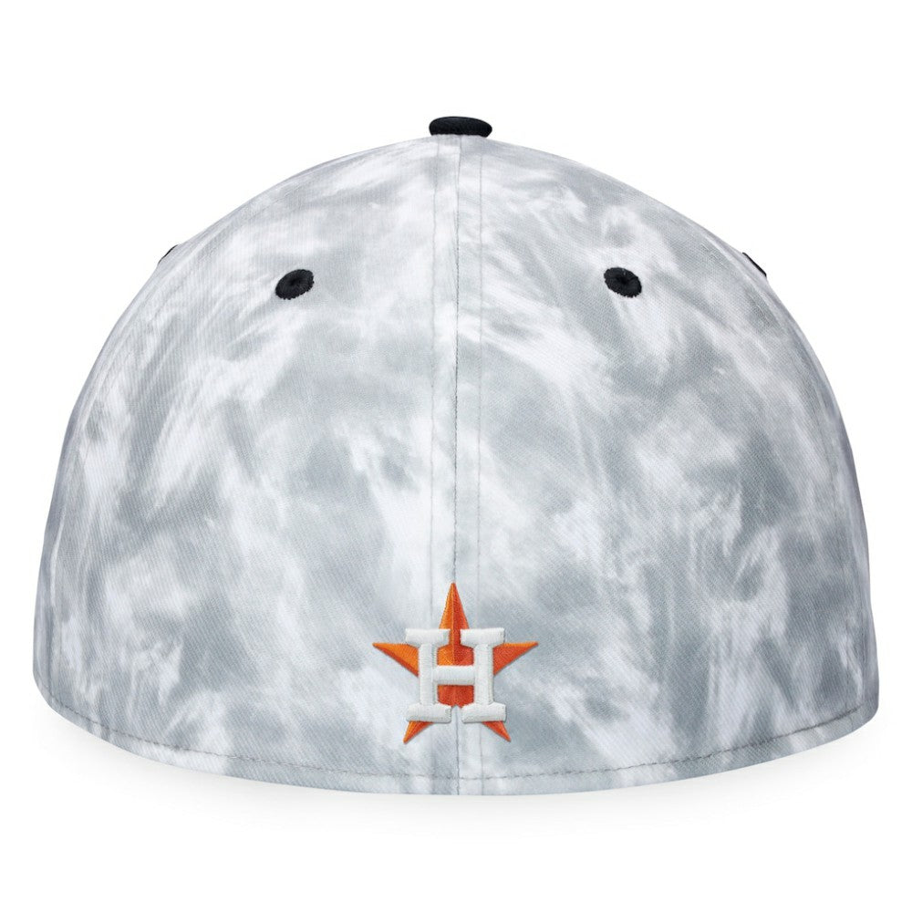 Houston Astros Fanatics Smoke Dye Fitted Hat - Black/White - Fanatics Online