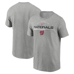 Washington Nationals Nike Team Engineered Performance T-Shirt - Heather Gray - Nike Lifestyle