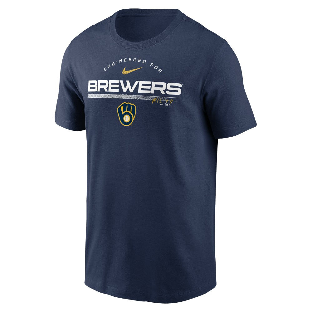 Milwaukee Brewers Nike Team Engineered Performance T-Shirt - Navy - Nike Sale
