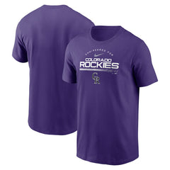 Colorado Rockies Nike Team Engineered Performance T-Shirt - Purple - Nike Sale