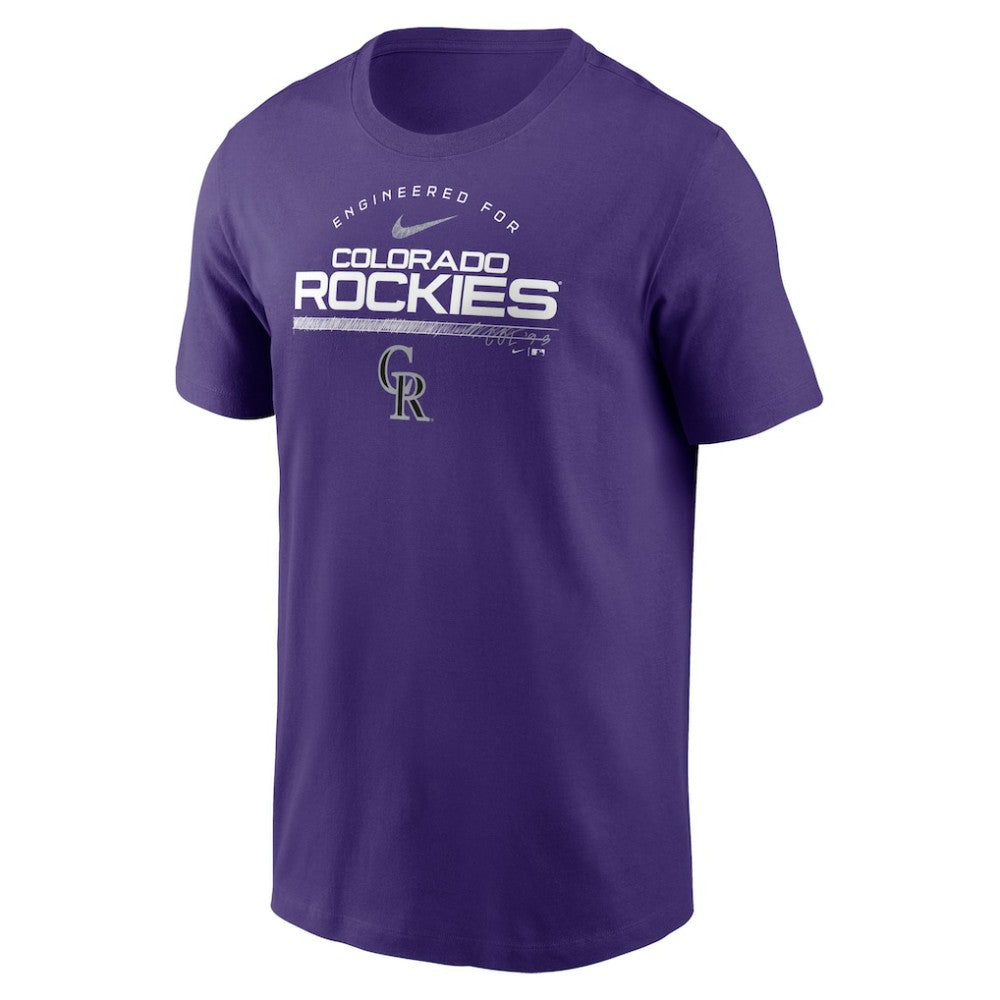 Colorado Rockies Nike Team Engineered Performance T-Shirt - Purple - Nike Sale