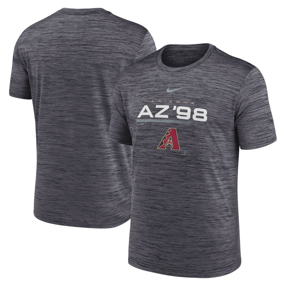 Arizona Diamondbacks Nike Wordmark Velocity Performance T-Shirt - Black - Nike Discount