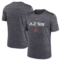 Arizona Diamondbacks Nike Wordmark Velocity Performance T-Shirt - Black - Nike Discount