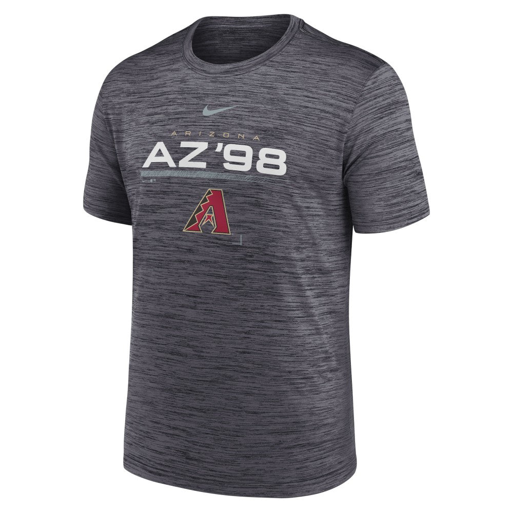 Arizona Diamondbacks Nike Wordmark Velocity Performance T-Shirt - Black - Nike Discount