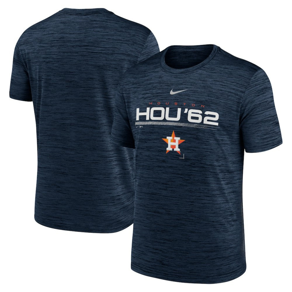 Houston Astros Nike Wordmark Velocity Performance T-Shirt - Navy - Nike Discount