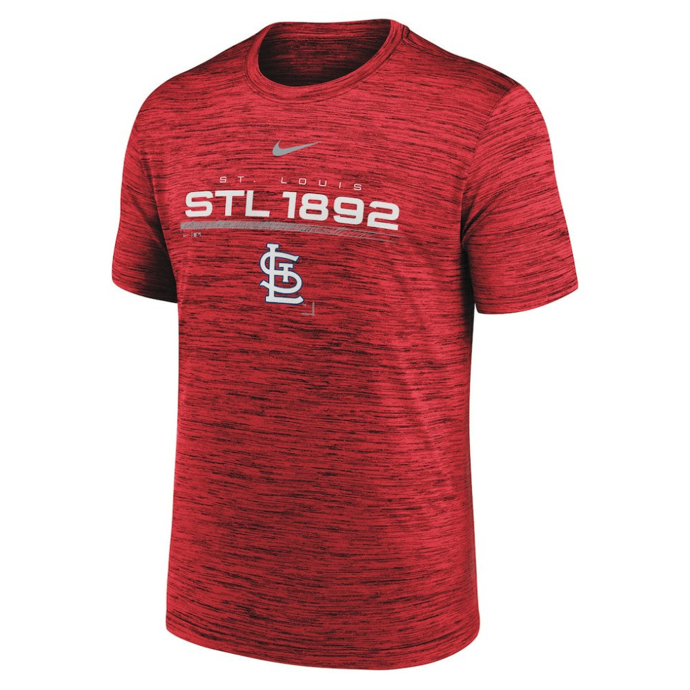 St. Louis Cardinals Nike Wordmark Velocity Performance T-Shirt - Red - Nike on Sale