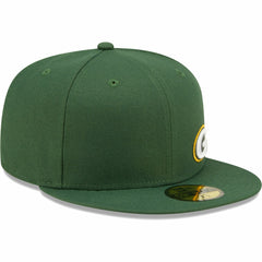 Green Bay Packers New Era Flawless 59FIFTY Fitted Hat Green