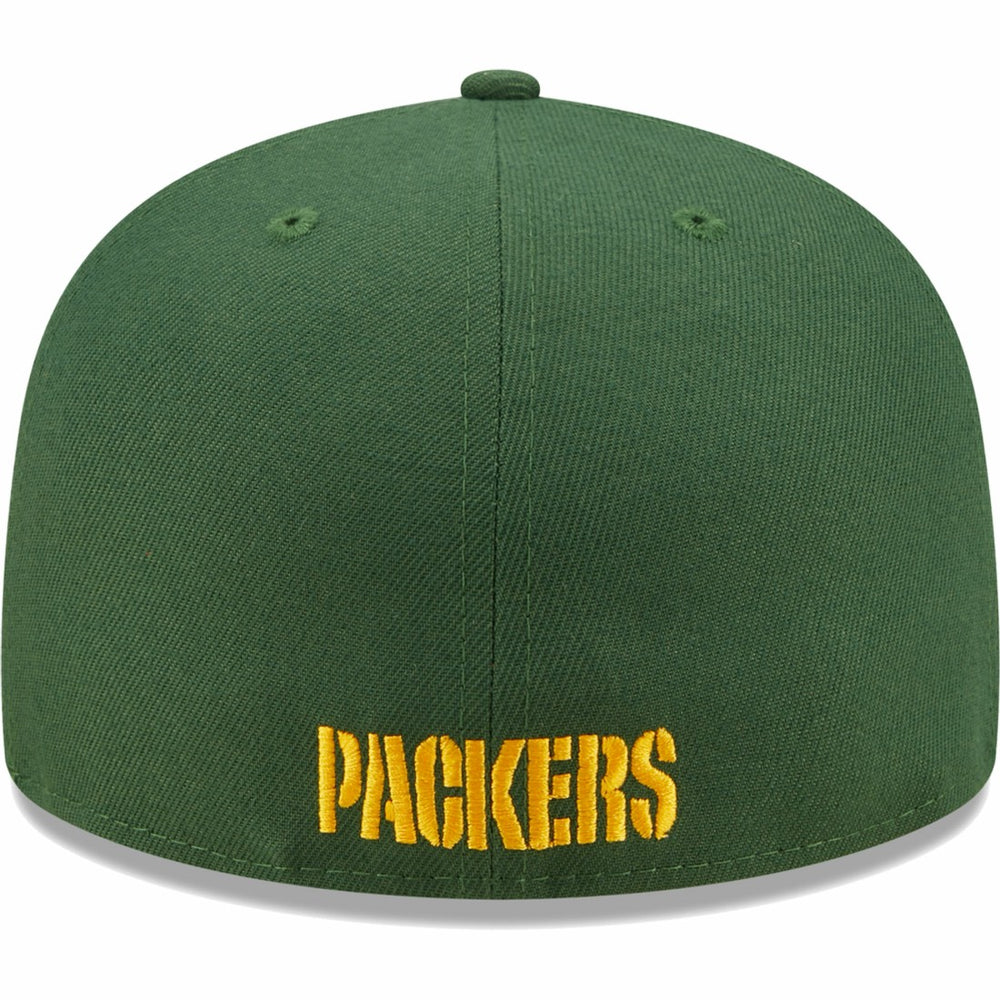 Green Bay Packers New Era Flawless 59FIFTY Fitted Hat Green