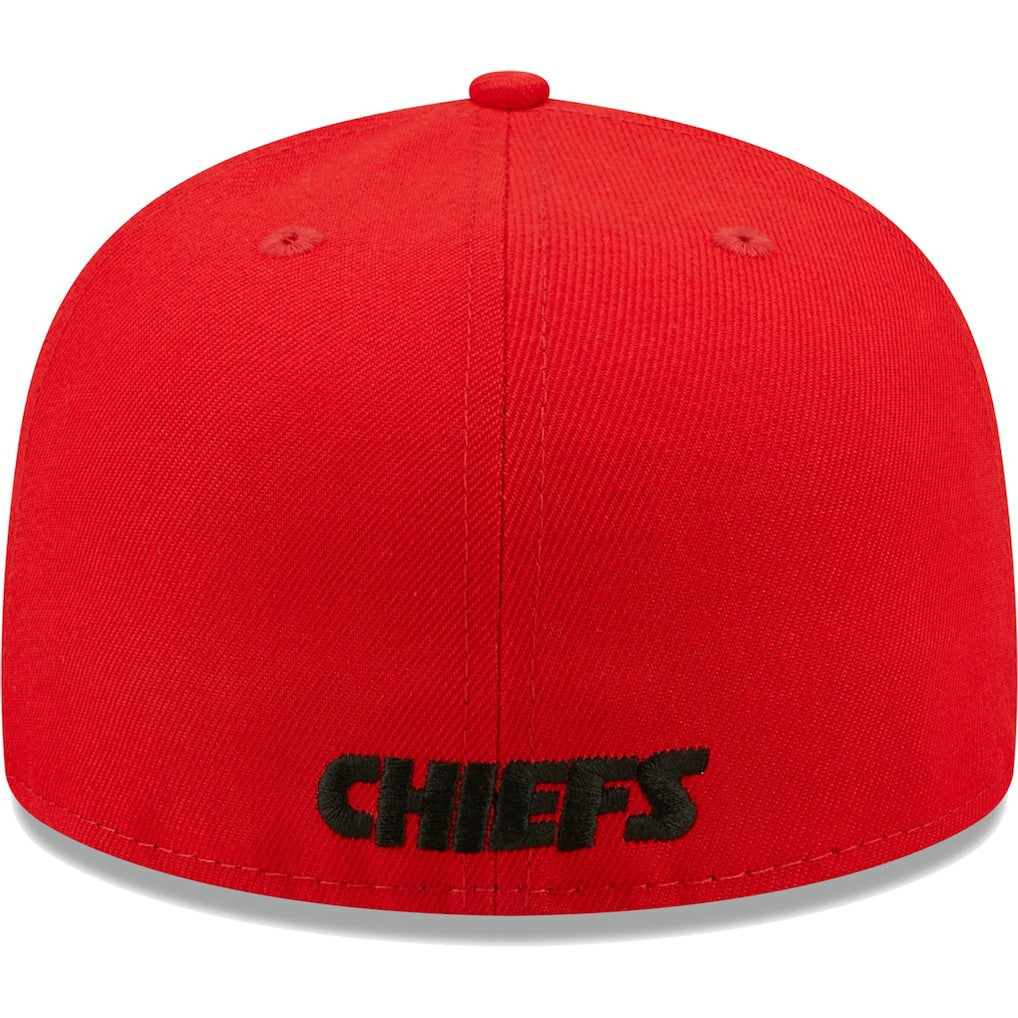 Kansas City Chiefs New Era Flawless 59FIFTY Fitted Hat Red