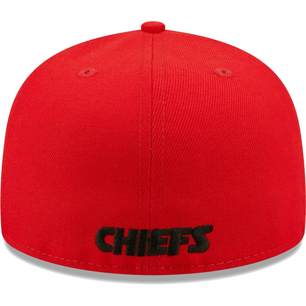Kansas City Chiefs New Era Flawless 59FIFTY Fitted Hat Red